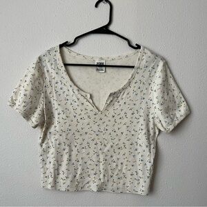 Floral Victoria’s Secret Crop Top